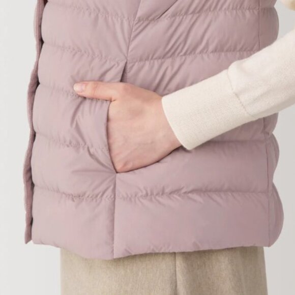 MUJI | Women's Lightweight Down Collarless Vest | Size XL - Picture 4 of 10